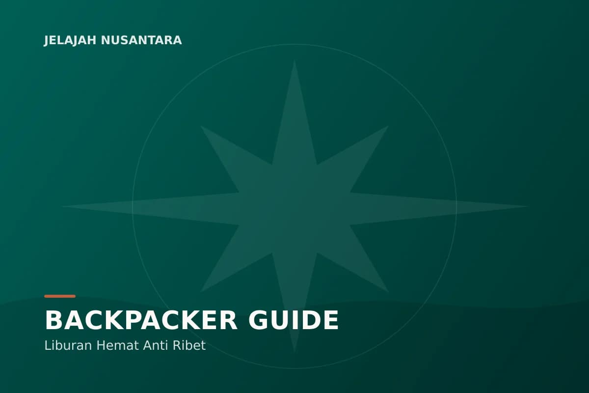 Ilustrasi tips liburan hemat backpacker